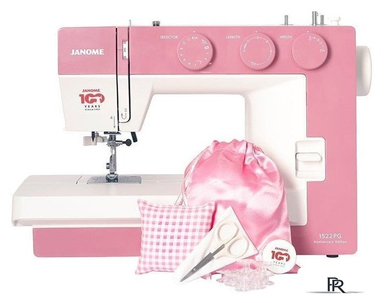Электромеханическая швейная машина Janome 1522PG Anniversary Edition - Изображение №12 — Интернет-магазин ПроЗаказ