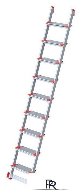 Лестница Новая высота NV 517 алюминиевая 9 ступеней - Изображение №1 — Интернет-магазин ПроЗаказ