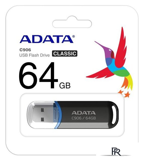 USB Flash ADATA C906 64GB (черный) - Изображение №3 — Интернет-магазин ПроЗаказ