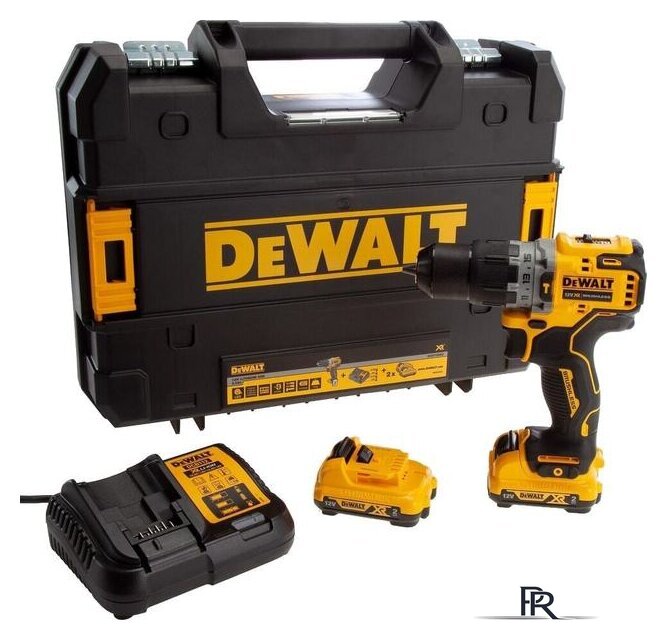 Ударная дрель-шуруповерт DeWalt DCD706D2-QW (с 2-мя АКБ, кейс) - Изображение №1 — Интернет-магазин ПроЗаказ