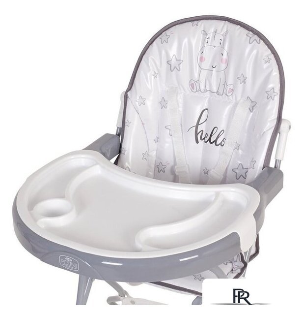 Высокий стульчик Polini Kids 252 (бегемотик, серый) - Изображение №9 — Интернет-магазин ПроЗаказ