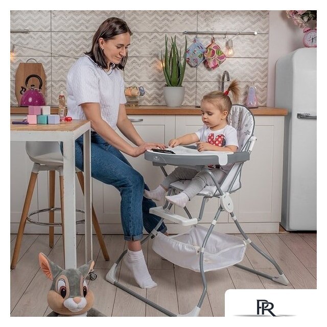 Высокий стульчик Polini Kids 252 (бегемотик, серый) - Изображение №16 — Интернет-магазин ПроЗаказ