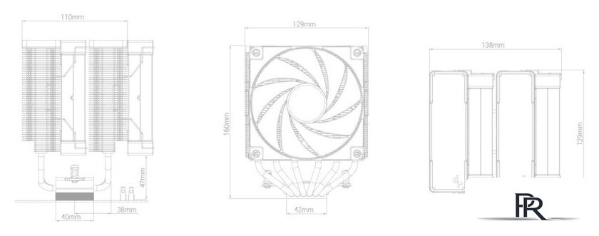 Кулер для процессора DeepCool AK620 R-AK620-BKNNMT-G - Изображение №13 — Интернет-магазин ПроЗаказ