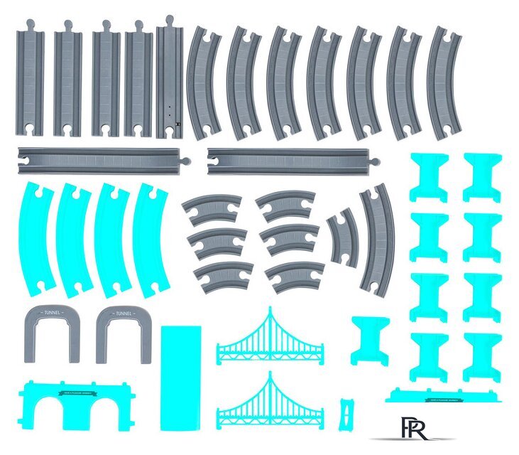 Набор железной дороги Givito Мой город G201-004 - Изображение №5 — Интернет-магазин ПроЗаказ