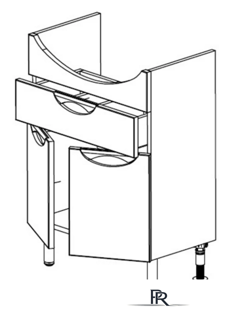  СанитаМебель Тумба Эмили 601.600 с умывальником Грация - Изображение №3 — Интернет-магазин ПроЗаказ