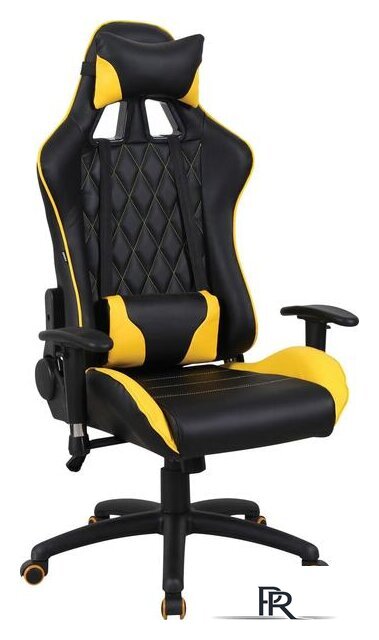 Игровое (геймерское) кресло Brabix GT Master GM-110 (черный/желтый) - Изображение №1 — Интернет-магазин ПроЗаказ