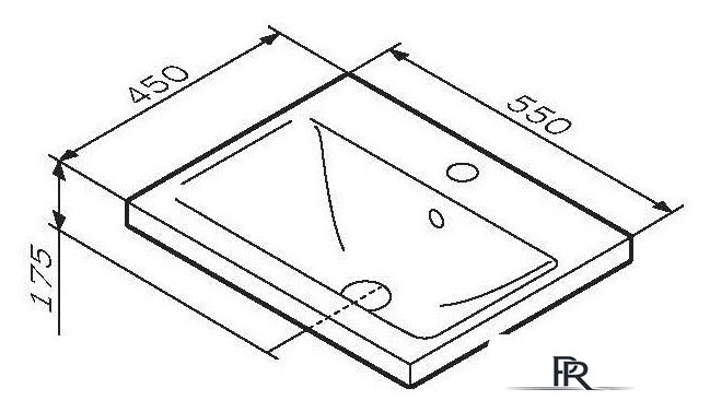 Умывальник AM.PM X-Joy M85AWCC0552WG - Изображение №5 — Интернет-магазин ПроЗаказ