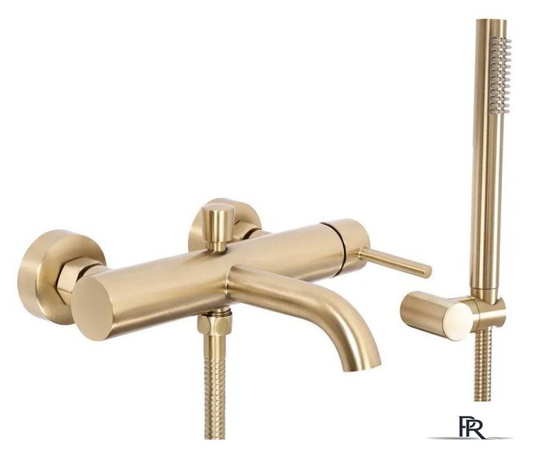Смеситель Rea Lungo Matt Gold B8010 (белый) - Изображение №1 — Интернет-магазин ПроЗаказ