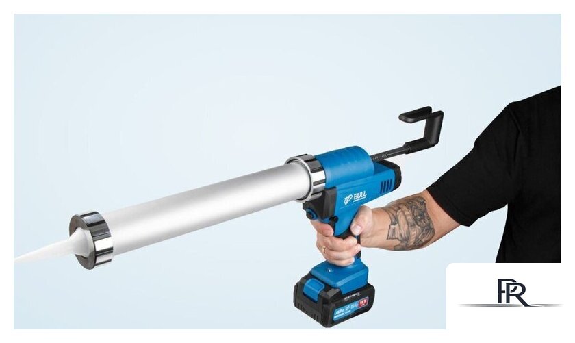 Пистолет для герметика Bull CG 1860 Set 1304625 (с 1-им АКБ, сумка) - Изображение №6 — Интернет-магазин ПроЗаказ