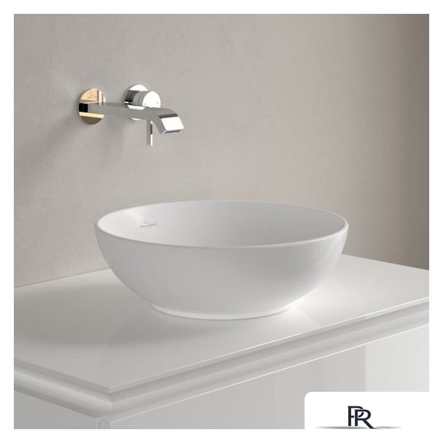 Умывальник Villeroy & Boch Loop&Friends Stone White 4A4500RW - Изображение №2 — Интернет-магазин ПроЗаказ