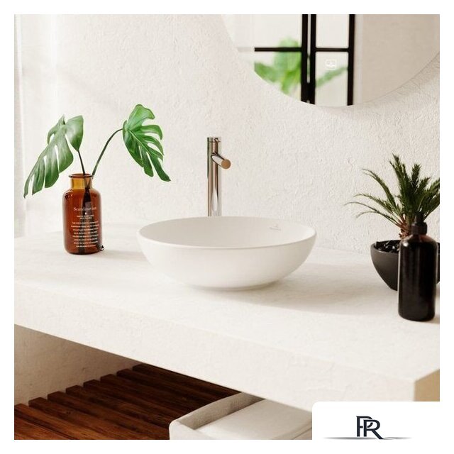 Умывальник Villeroy & Boch Loop&Friends Stone White 4A4500RW - Изображение №8 — Интернет-магазин ПроЗаказ