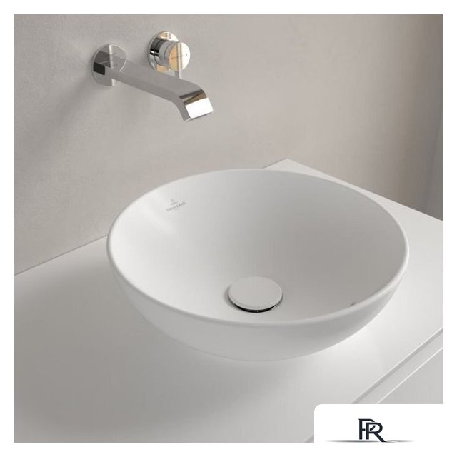 Умывальник Villeroy & Boch Loop&Friends Stone White 4A4500RW - Изображение №7 — Интернет-магазин ПроЗаказ