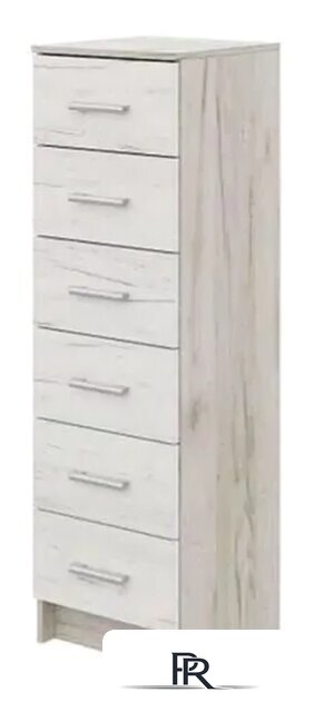 Комод Стендмебель Гармония КМ-602 (дуб крафт белый/дуб крафт серый) - Изображение №1 — Интернет-магазин ПроЗаказ