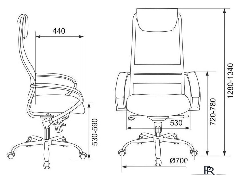 Офисное кресло Бюрократ CH-609SL (черный) - Изображение №9 — Интернет-магазин ПроЗаказ
