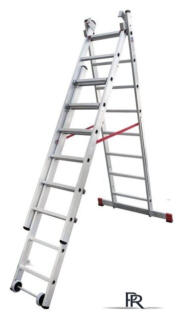 Лестница-стремянка Новая высота NV 523 трёхсекционная индустриальная 3x8 ступеней - Изображение №6 — Интернет-магазин ПроЗаказ