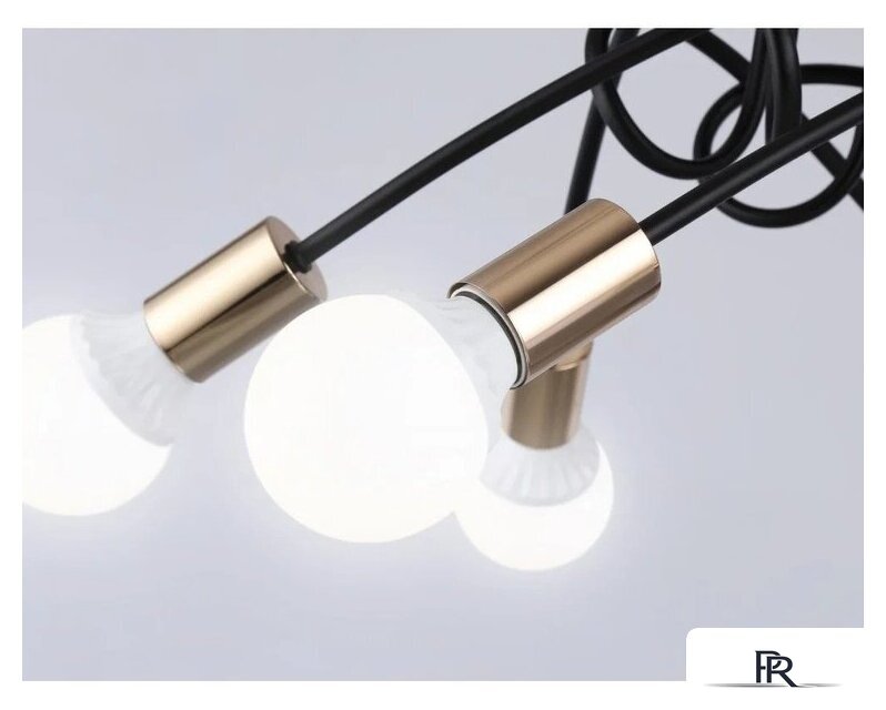 Люстра средней высоты Ambrella light Traditional TR80419/5 BK/GD (черный/золото) - Изображение №5 — Интернет-магазин ПроЗаказ
