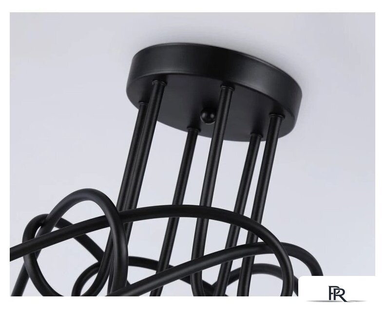Люстра средней высоты Ambrella light Traditional TR80419/5 BK/GD (черный/золото) - Изображение №4 — Интернет-магазин ПроЗаказ