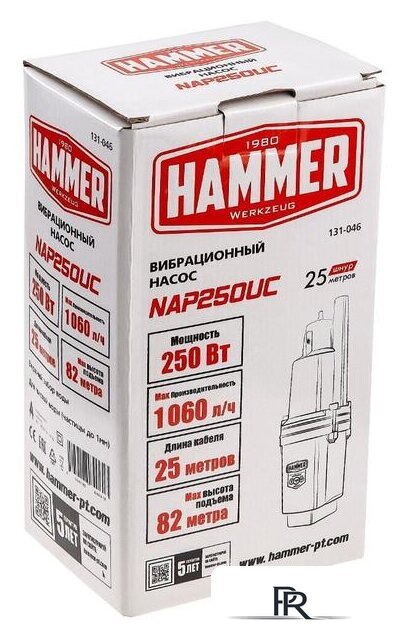 Колодезный насос Hammer NAP250UC(25) - Изображение №8 — Интернет-магазин ПроЗаказ