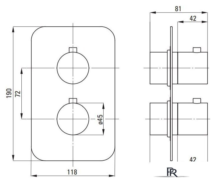 Душевая система  Deante Box Steel BXYZFEBT - Изображение №20 — Интернет-магазин ПроЗаказ