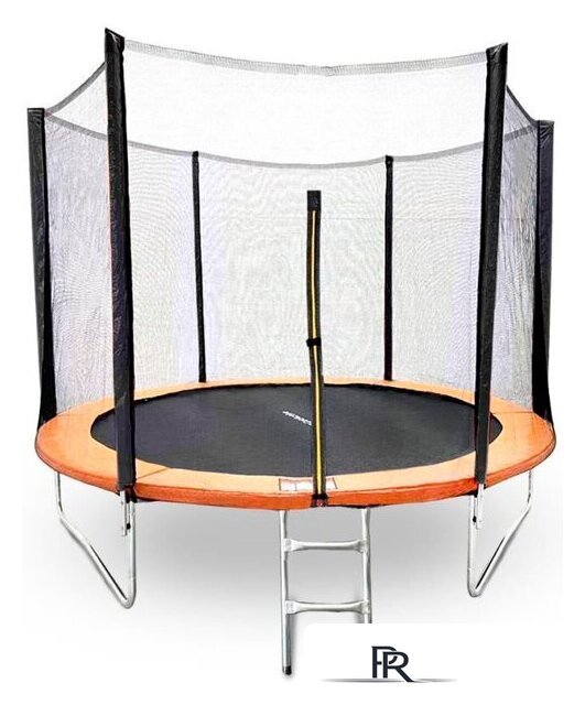 Батут GetActive Jump 8ft - 252 см с лестницей, внешней сеткой (оранжевый) - Изображение №1 — Интернет-магазин ПроЗаказ