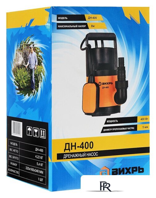 Дренажный насос Вихрь ДН-400 - Изображение №6 — Интернет-магазин ПроЗаказ