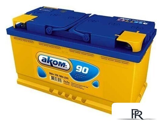 Автомобильный аккумулятор AKOM 6СТ-90V R+ (90 А·ч) - Изображение №1 — Интернет-магазин ПроЗаказ
