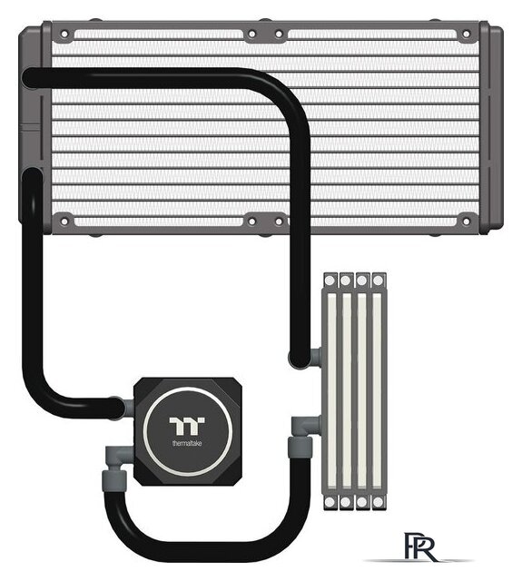 Система жидкостного охлаждения для процессора Thermaltake Floe RC360 CL-W290-PL12SW-A - Изображение №9 — Интернет-магазин ПроЗаказ