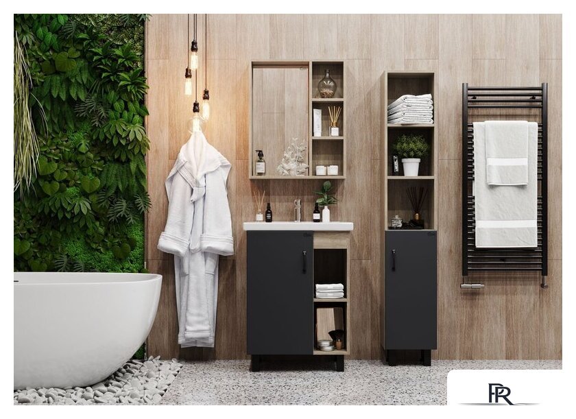  Onika Тумба под умывальник Тимбер 60.01 106116 - Изображение №3 — Интернет-магазин ПроЗаказ