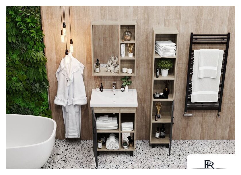  Onika Тумба под умывальник Тимбер 60.01 106116 - Изображение №4 — Интернет-магазин ПроЗаказ