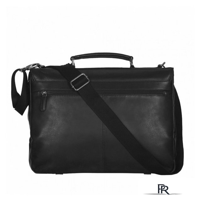 Мужская сумка Bugatti Romano 49399001 (черный) - Изображение №2 — Интернет-магазин ПроЗаказ