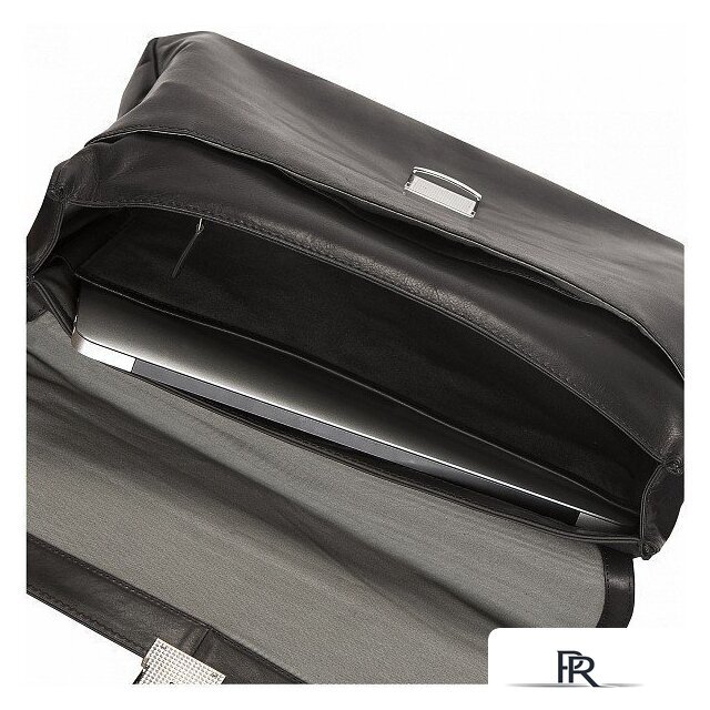 Мужская сумка Bugatti Romano 49399001 (черный) - Изображение №4 — Интернет-магазин ПроЗаказ