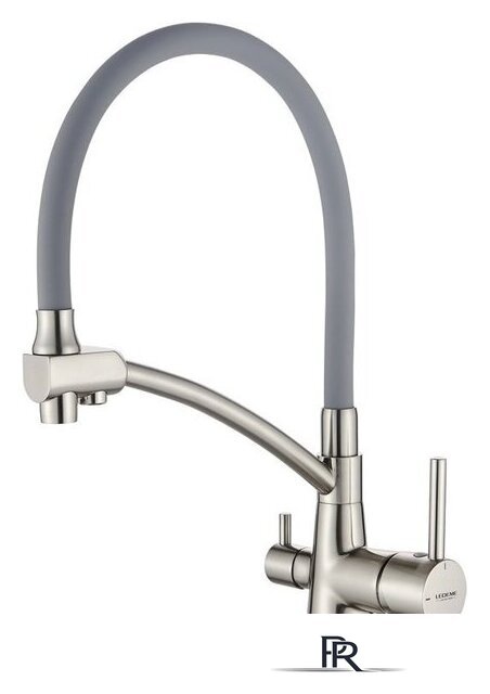 Смеситель Ledeme L4855A-9 (сатин/серый) - Изображение №1 — Интернет-магазин ПроЗаказ