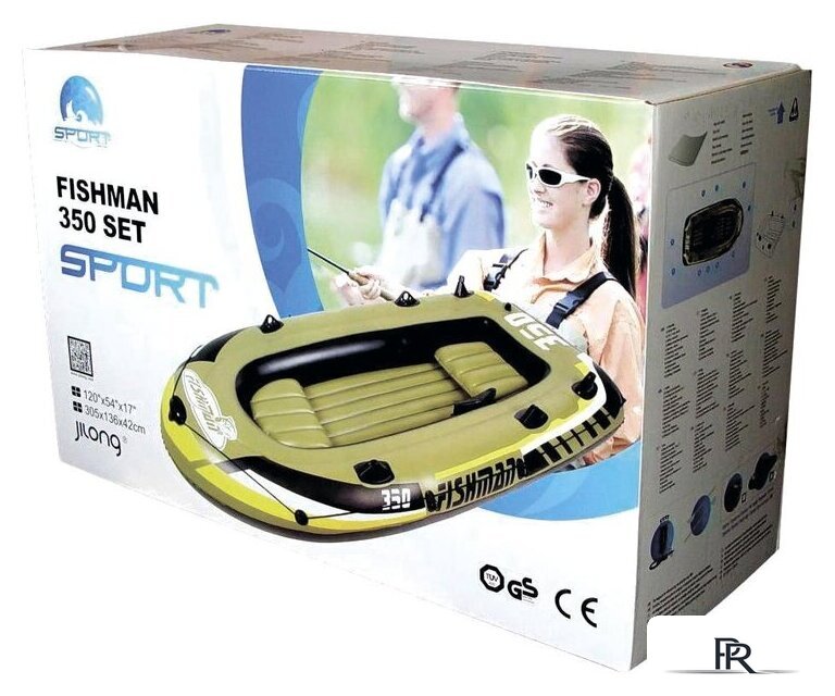 Гребная лодка Jilong Fishman 350 Set - Изображение №3 — Интернет-магазин ПроЗаказ