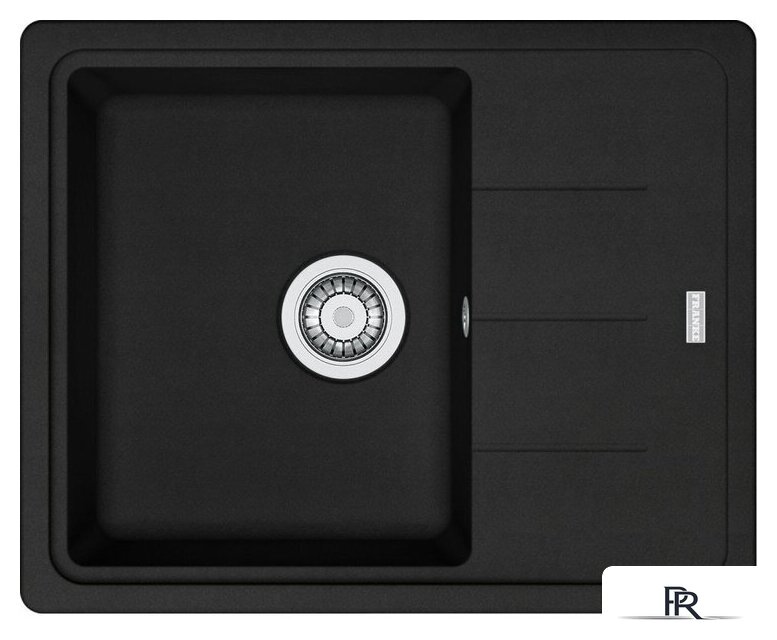 Кухонная мойка Franke Basis BFG 611-62 114.0676.305 (матовый черный) - Изображение №1 — Интернет-магазин ПроЗаказ