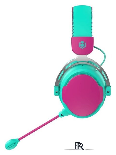 Наушники IO by Red Square Graphite 2 (бирюзовый/розовый) - Изображение №4 — Интернет-магазин ПроЗаказ