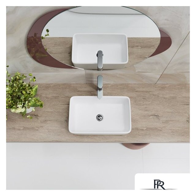 Умывальник Lauter 21674A + клапан 21190W + сифон 21635W (белый матовый) - Изображение №8 — Интернет-магазин ПроЗаказ