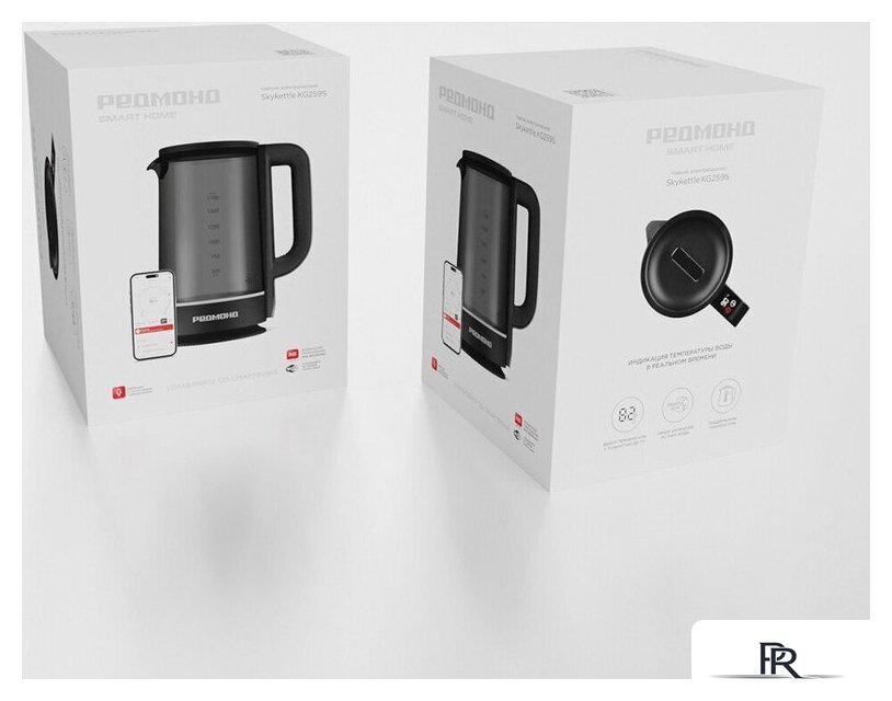 Электрический чайник Redmond (Редмонд) KG259S (черный/тонировка) - Изображение №11 — Интернет-магазин ПроЗаказ