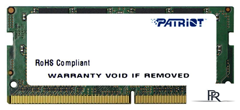 Оперативная память Patriot Signature Line 4GB DDR3 SODIMM PC3-12800 [PSD34G160081S] - Изображение №1 — Интернет-магазин ПроЗаказ