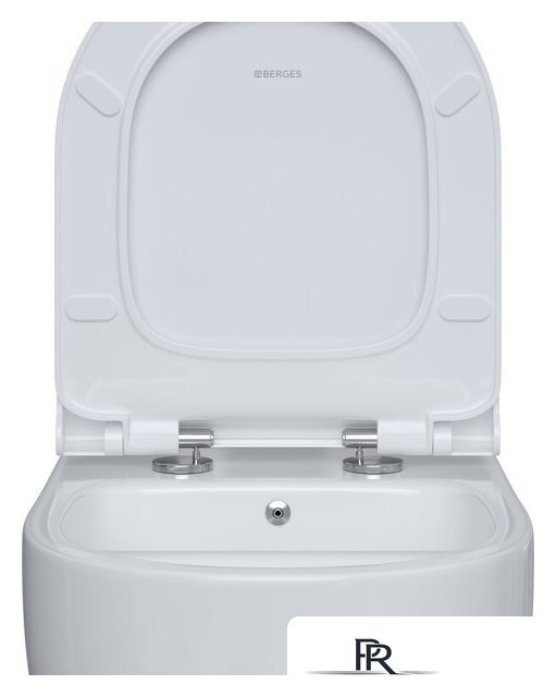 Унитаз подвесной Berges Wasserhaus Ego XL 54 с функцией биде, с сиденьем Slim SO - Изображение №2 — Интернет-магазин ПроЗаказ