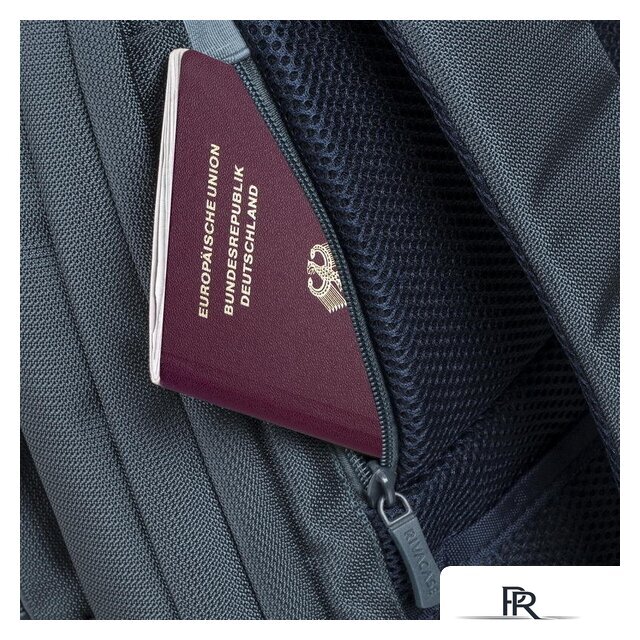 Городской рюкзак Rivacase 8460 Aquamarine - Изображение №8 — Интернет-магазин ПроЗаказ