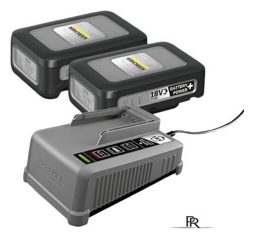 Аккумулятор с зарядным устройством Karcher Battery Power+ 18/30 2.445-072.0 (18В/2x3 Ач + 18В) - Изображение №1 — Интернет-магазин ПроЗаказ