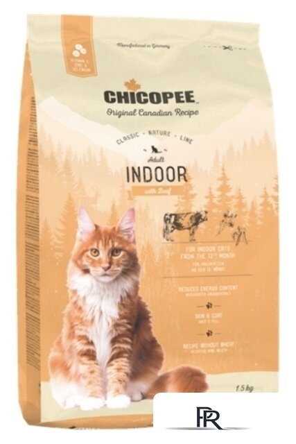 Сухой корм для кошек Chicopee CNL Indoor 15 кг - Изображение №1 — Интернет-магазин ПроЗаказ