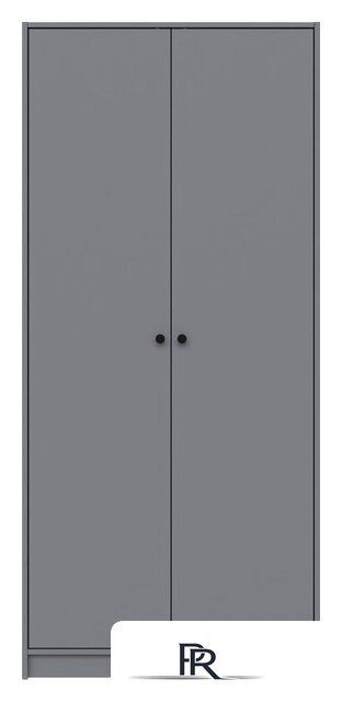 Шкаф распашной Mio Tesoro Мини 2 двери 2.07.01.030.4 (серый) - Изображение №2 — Интернет-магазин ПроЗаказ