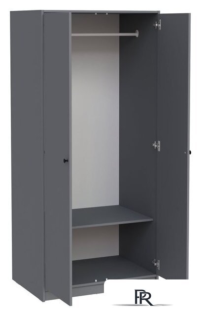 Шкаф распашной Mio Tesoro Мини 2 двери 2.07.01.030.4 (серый) - Изображение №3 — Интернет-магазин ПроЗаказ