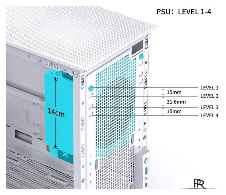 Корпус Jonsbo D31 Mesh Screen (белый) - Изображение №10 — Интернет-магазин ПроЗаказ