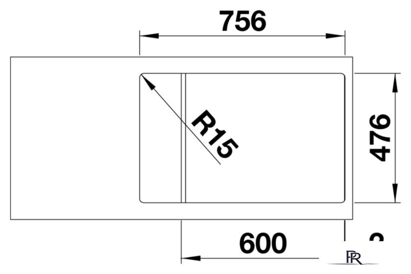 Кухонная мойка Blanco Lantos XL 6 S-IF Compact 523140 - Изображение №3 — Интернет-магазин ПроЗаказ