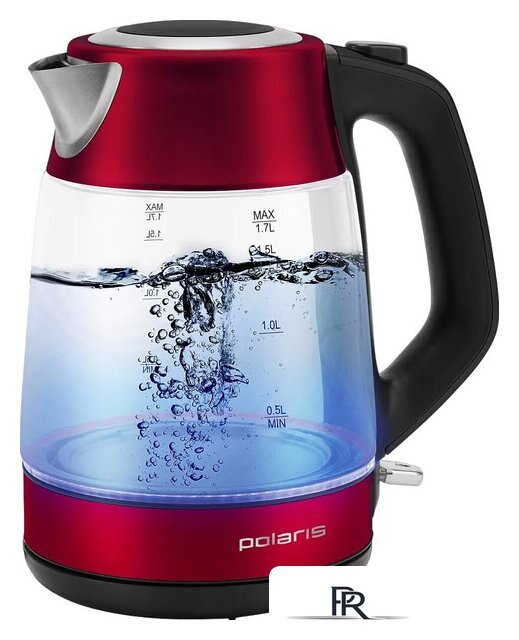 Электрический чайник Polaris PWK 1760CGL (красный) - Изображение №1 — Интернет-магазин ПроЗаказ