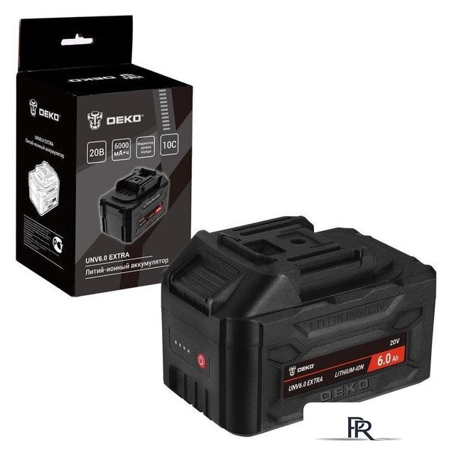 Аккумулятор Deko UNV6.0 Extra 063-4498 (20В/6 Ач) - Изображение №1 — Интернет-магазин ПроЗаказ