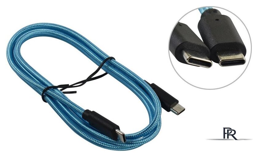 Кабель 5bites TC203-112G USB Type-C - USB Type-C (1.2 м, голубой) - Изображение №1 — Интернет-магазин ПроЗаказ