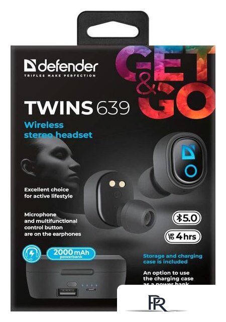Наушники Defender Twins 639 - Изображение №6 — Интернет-магазин ПроЗаказ